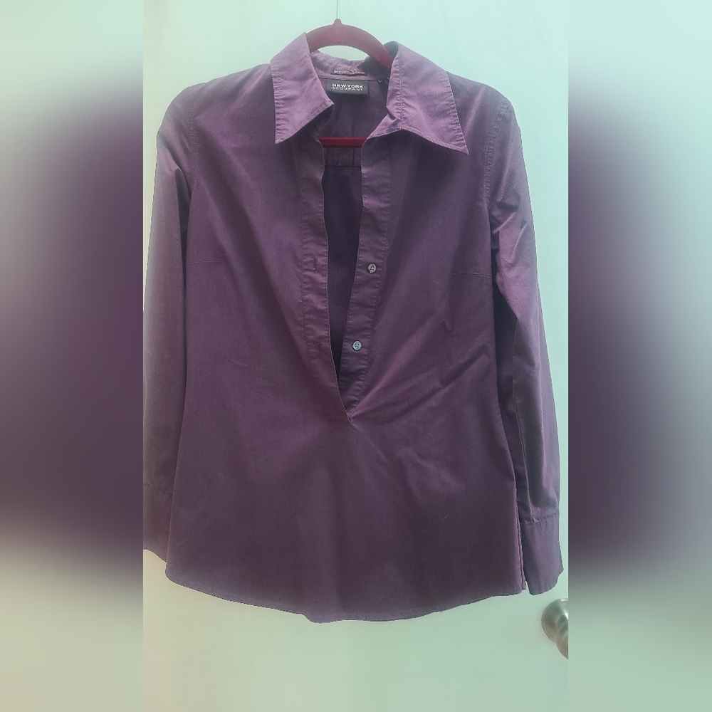 New York and Company City Stretch Blouse, small